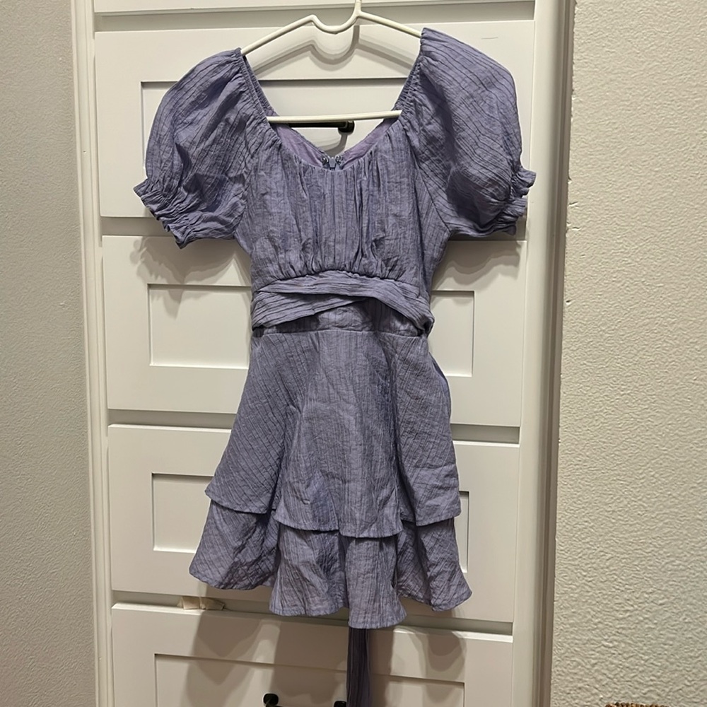 Purple dress kids XL, size 10-12